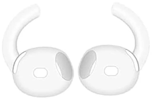 Alt view image 2 of 3 - Sport Earhook Compatible with AirPods Pro 3 3rd Gen 2025 New, 6 Pairs Silicone Earbuds Hook Replacement Anti Slip Anti Lost Earbuds Hooks, Compatible with AirPods Pro 3 6 Pairs White