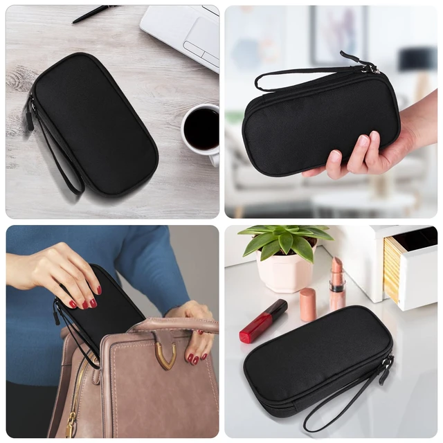 Alt view image 6 of 6 - Universal Cable Organizer - Electronics Accessories Bag for Charger, Phone, Memory Cards & Travel Gadgets (Black)