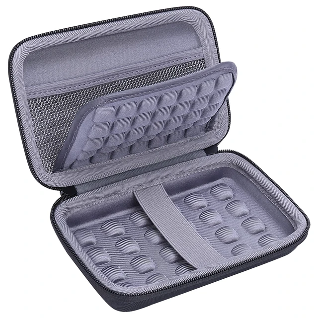 Alt view image 3 of 7 - Hard Case for Wildgame Innovations Trail Pad VU60, Black | Stealth Cam SD Card Reader Viewer 4.3" LCD Screen Compatibility, Space For Cables And Accessories, Organized Interior