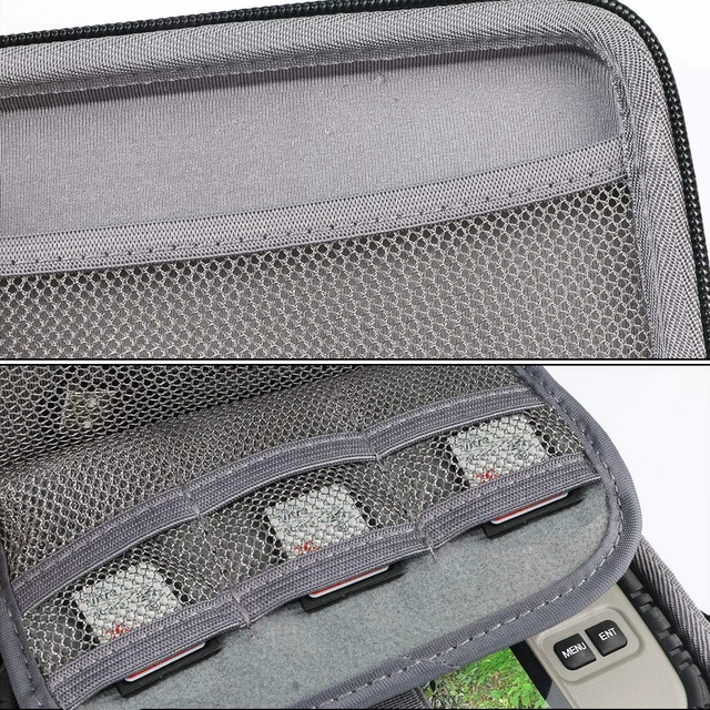 Alt view image 4 of 7 - Hard Case for Wildgame Innovations Trail Pad VU60, Black | Stealth Cam SD Card Reader Viewer 4.3" LCD Screen Compatibility, Space For Cables And Accessories, Organized Interior