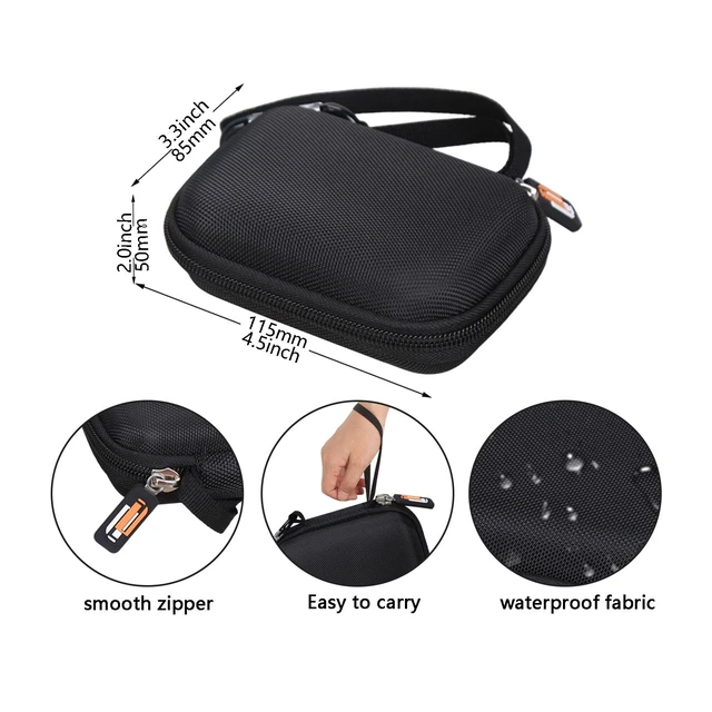 Alt view image 7 of 7 - Carrying Case Compatible with Shopify Tap & Chip Card Reader 5299, POS Hardware Holder for Square Systems, Storage Box for Mobile Wireless Sale Credit Cards Swiper Device (Case Only)