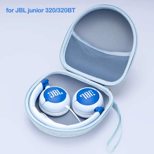 Alt view image 2 of 6 - Universal Headphone Case for Soundcore/KVIDIO/iClever, Light Blue | Compatible with Beats Solo 4/3/Studio Pro/Studio 3/BERIBES/SONY MDR7506/JBL junior 320/ATH M30X Bluetooth Headphones