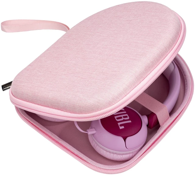 Main image of Case Compatible with JBL Tune 510BT/520BT/500BT, Compatiblewith Sony WH-CH520/510, Compatible with JBL Junior 320, Ultra-Slim Hard Shell Headphone Case for On Ear Headphones (Pink)