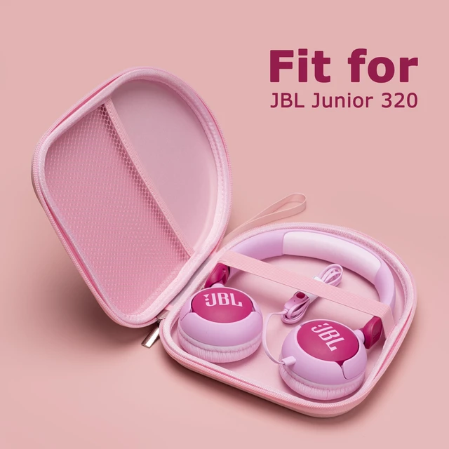 Alt view image 2 of 7 - Case Compatible with JBL Tune 510BT/520BT/500BT, Compatiblewith Sony WH-CH520/510, Compatible with JBL Junior 320, Ultra-Slim Hard Shell Headphone Case for On Ear Headphones (Pink)