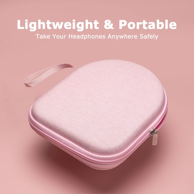 Alt view image 5 of 7 - Case Compatible with JBL Tune 510BT/520BT/500BT, Compatiblewith Sony WH-CH520/510, Compatible with JBL Junior 320, Ultra-Slim Hard Shell Headphone Case for On Ear Headphones (Pink)