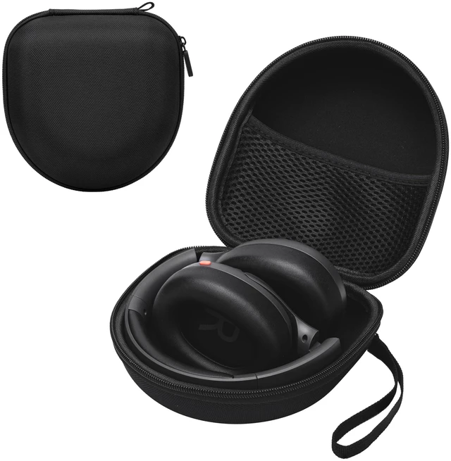 Main image of Universal Headphone Case for Soundcore/TOZO/KVIDIO/iClever, Black | Compatible with Beats Solo 4/3/Studio Pro/Studio 3/BERIBES/SONY MDR7506/JBL junior 320/ATH M30X Bluetooth Headphones