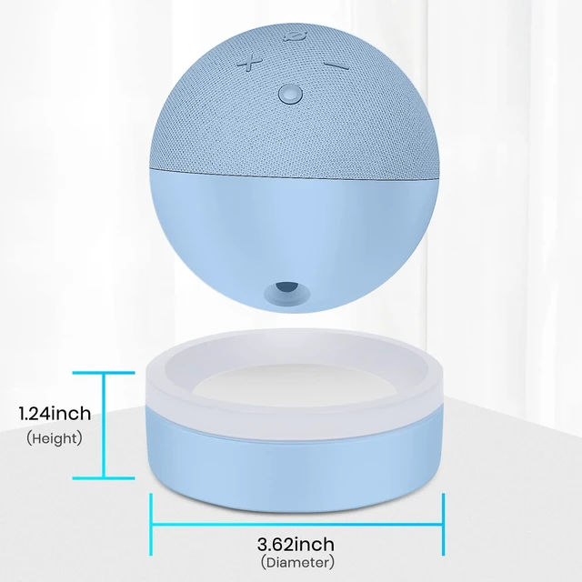 Alt view image 6 of 6 - Table Holder for Echo Dot 5th Gen and 2026 New Model, Cloud Blue