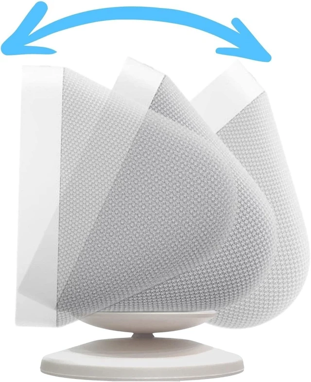 Alt view image 3 of 7 - Smart Display Stand for Show 5 & 8 (1st & 2nd Gen) Adjustable Magnetic Stand Mount for Show 8 & 5 with 360 Degree Rotation Tilt Function & Anti-Slip Base (White), Compatible with iPhone Models