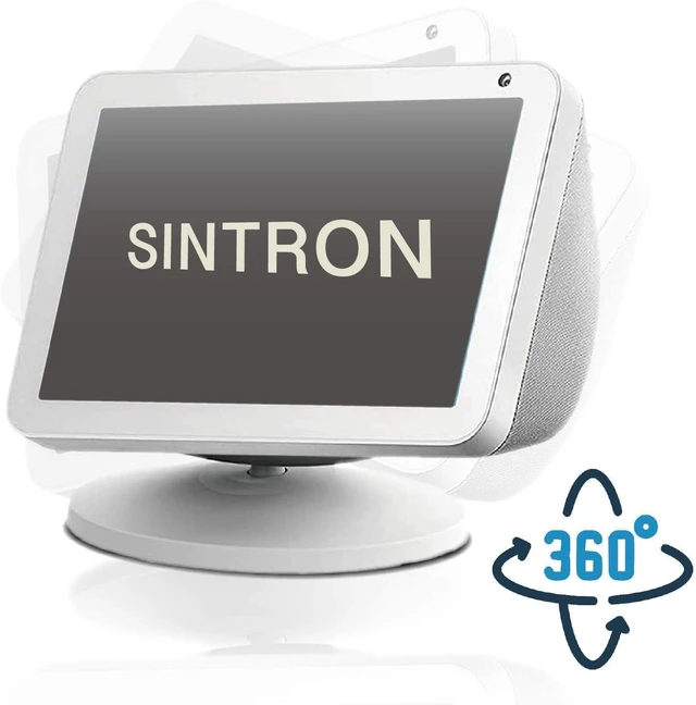 Alt view image 2 of 7 - Smart Display Stand for Show 5 & 8 (1st & 2nd Gen) Adjustable Magnetic Stand Mount for Show 8 & 5 with 360 Degree Rotation Tilt Function & Anti-Slip Base (White), Compatible with iPhone Models