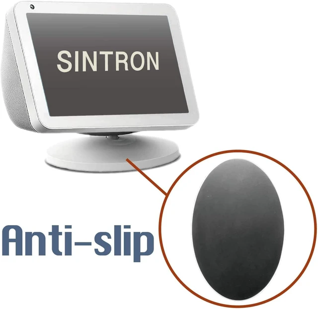 Alt view image 5 of 7 - Smart Display Stand for Show 5 & 8 (1st & 2nd Gen) Adjustable Magnetic Stand Mount for Show 8 & 5 with 360 Degree Rotation Tilt Function & Anti-Slip Base (White), Compatible with iPhone Models