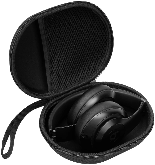 Main image of Hard Shell Headphone Case Compatible with Skullcandy/Soundcore/Beats/Sony MDR7506/BERIBES/KVIDIO/TOZO Foldable Wireless/Wired Over-Ear Headphones, Travel Carrying Headset Case (Black)
