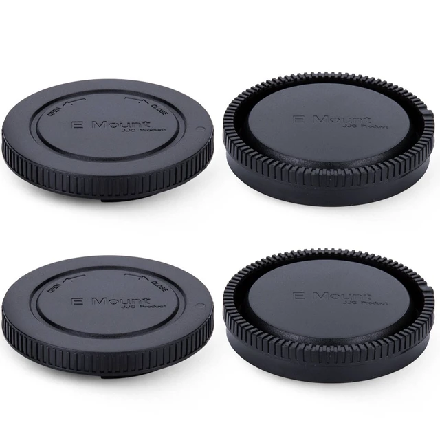 Alt view image 2 of 7 - 2-Pack E-Mount Body Cap & Rear Lens Cover Kit for Sony Cameras & Lenses | for Sony A6700 A6600 A6500 A6400 A6300 A6100 ZV-E10 II ZV-E1 A7 A7II A7III A7IV A7V A7R A7RII A7RIII A7RIV A7RV A7RVI & More