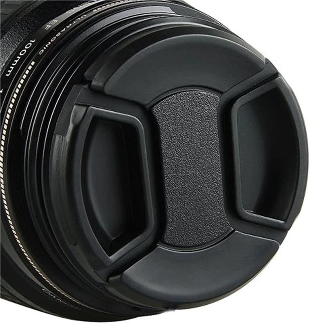 Alt view image 3 of 4 - (5 Pcs Bundle) 55MM Front Lens Filter Snap On Pinch Cap, 55mm Lens Cap, 55 mm Protector Cover for DSLR SLR Camera Lense