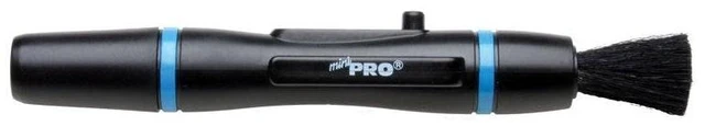 Main image of MiniPro. Professional Small, Lightweight Camera Lens Cleaning Pen with Carbon Compound Technology and Retractable Brush for Removal of Fingerprints, Grease and Dust from any Optical Device, black