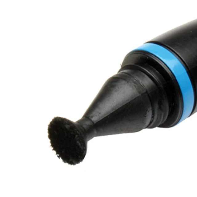 Alt view image 3 of 6 - MiniPro. Professional Small, Lightweight Camera Lens Cleaning Pen with Carbon Compound Technology and Retractable Brush for Removal of Fingerprints, Grease and Dust from any Optical Device, black