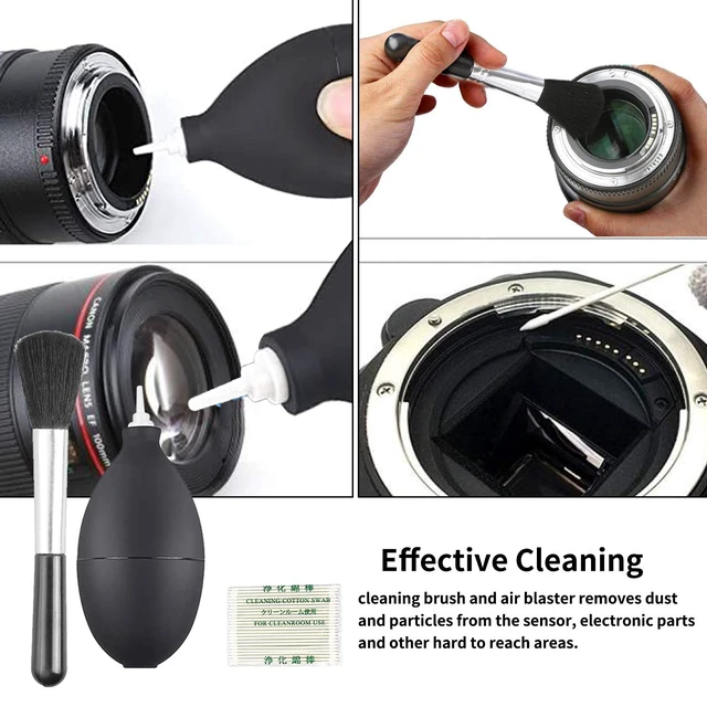 Alt view image 5 of 6 - Professional DSLR Camera Cleaning Kit with APS-C Cleaning Swabs, Microfiber Cloths, Camera Cleaning Pen, for Camera Lens, Optical Lens and Digital SLR Cameras.