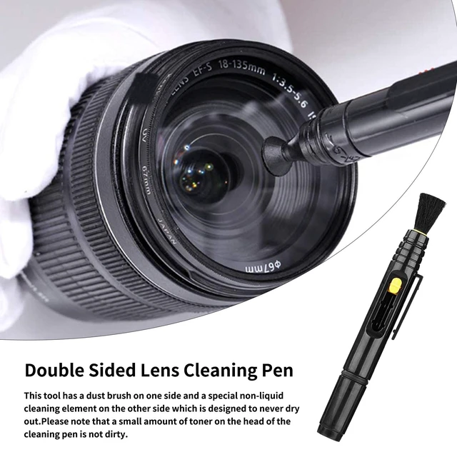Alt view image 3 of 6 - Professional DSLR Camera Cleaning Kit with APS-C Cleaning Swabs, Microfiber Cloths, Camera Cleaning Pen, for Camera Lens, Optical Lens and Digital SLR Cameras.