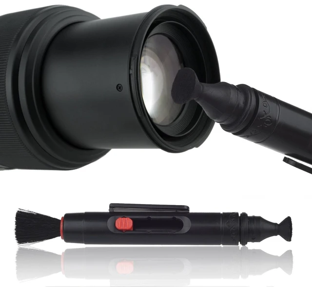 Alt view image 2 of 5 - Camera Lens Cleaning Kit - Air Blower, 2in1 Lens Cleaning Pen, Cleaning Brush, Spray Bottle w/Cleaning Solution, Lens Cleaning Paper Tissue (50 Sheets), Microfiber Cleaning Cloths- for Lenses