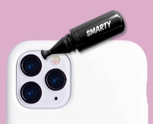 Main image of Smarty Smartphone Camera Clean Bundle | Black Carbon Cleaning, Original Patented Tech, Removes Fingerprints Dust Grease, Cell Phone Camera Optics