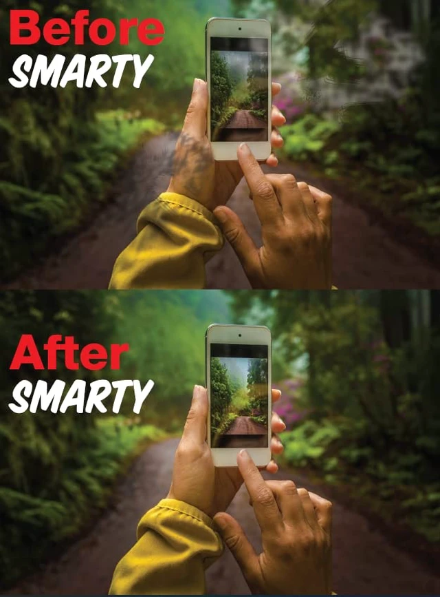 Alt view image 2 of 7 - Smarty Smartphone Camera Clean Bundle | Black Carbon Cleaning, Original Patented Tech, Removes Fingerprints Dust Grease, Cell Phone Camera Optics