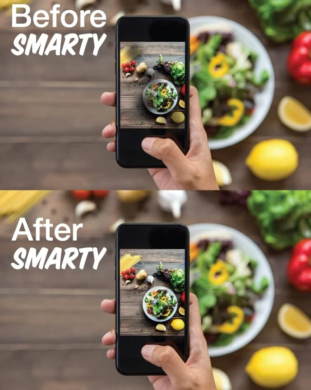 Alt view image 4 of 7 - Smarty Smartphone Camera Clean Bundle | Black Carbon Cleaning, Original Patented Tech, Removes Fingerprints Dust Grease, Cell Phone Camera Optics