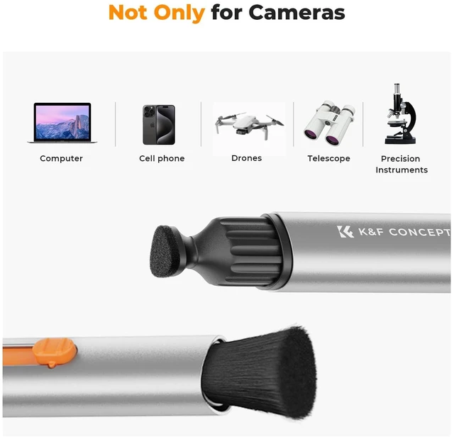 Alt view image 7 of 7 - Multifunctional Lens Cleaning Kit for Bluetooth Earphones | Cleaning Pen,Cleaning Stripper X3,Flocking Sponge X3,Soft Brush Head,Chamois Carbon Head,Aluminum Alloy Pen Body,MP02