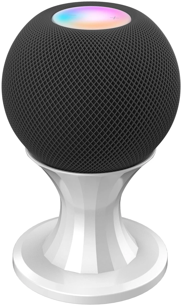 Main image of Ouligei Top-Notch Quality Homepod Mini Stand Mount, Homepod Mini Holder with in-Built Cable Management System, No Screws Needed - an Elegant Space Saving Accessory