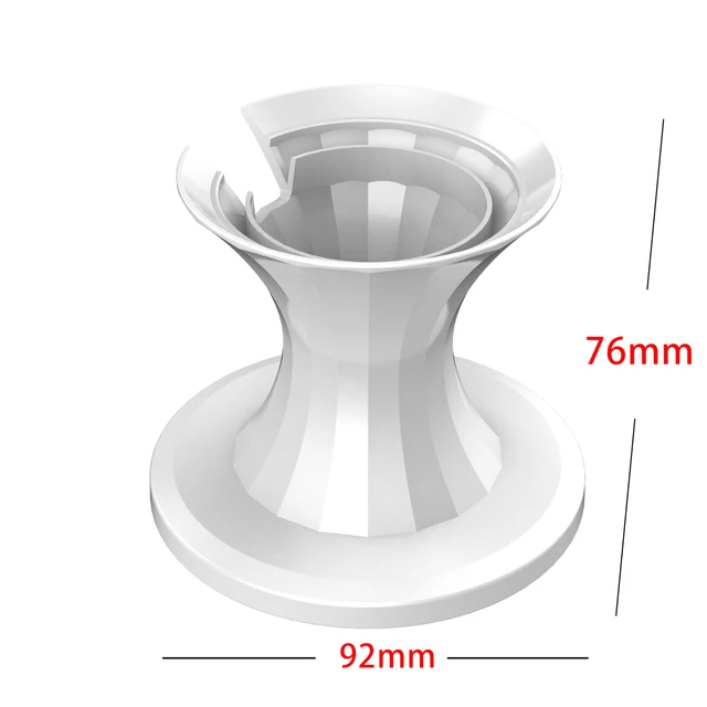 Alt view image 4 of 7 - Ouligei Top-Notch Quality Homepod Mini Stand Mount, Homepod Mini Holder with in-Built Cable Management System, No Screws Needed - an Elegant Space Saving Accessory