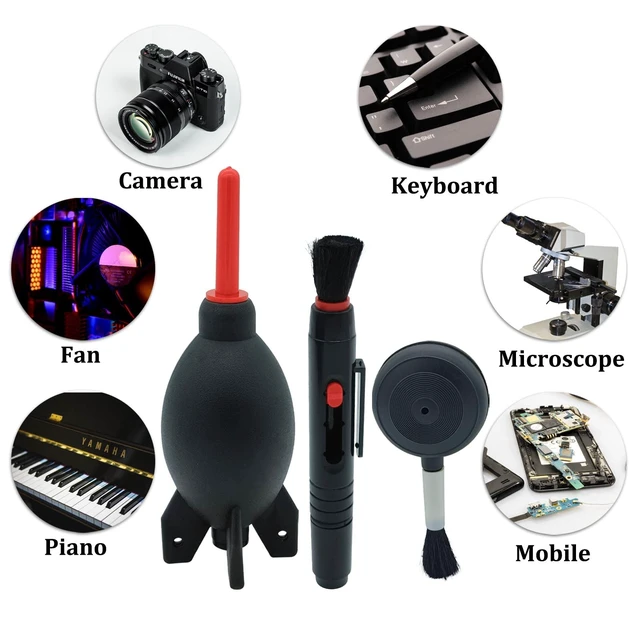 Alt view image 6 of 7 - Lens Cleaning Kit Contains Rubber Rocket Air Blower Duster & Cleaning Pen | Equipped with air blowers and double-ended cleaning pen, removes dust & smudges for lenses, telescopes and digital screens
