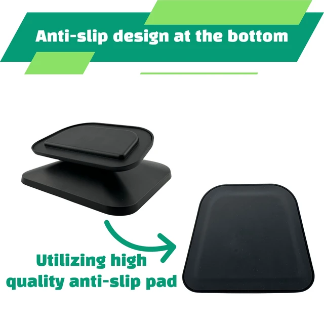 Alt view image 6 of 7 - Adjustable Magnetic Stand Mount for Shw 8 3rd gen, Smart Display Stand Holder with 360 Degree Rotation, Swivel & Tilt Function, Anti-Slip Base - Black Compatible with iPhone 12 & newer models
