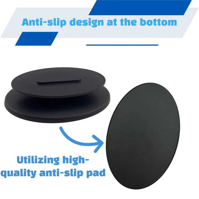Alt view image 5 of 7 - Smart Display Stand for Show 5 & Show 8 (1st Gen & 2nd Gen) - Adjustable Magnetic Stand Mount with 360 Degree Rotation, Tilt Function and Anti-Slip Base, Compatible with iPhone Models (Black)