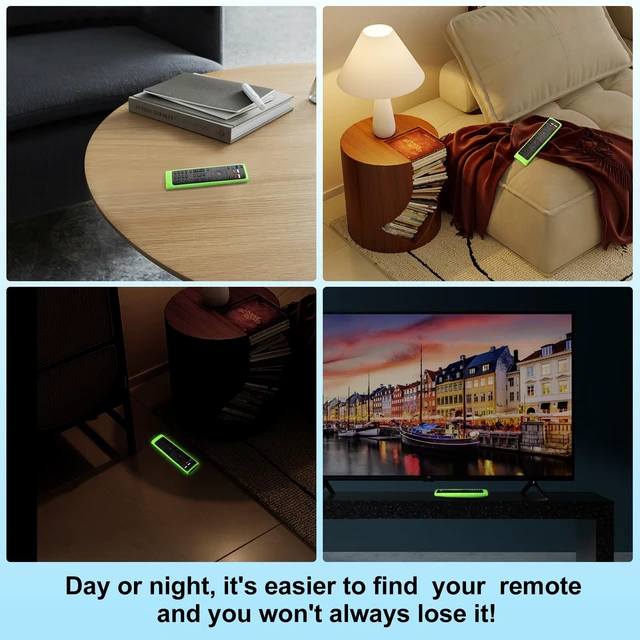 Alt view image 6 of 7 - Cover-for-Vizio-Smart-TV-Remote Silicone Case XRT136/ XRT140