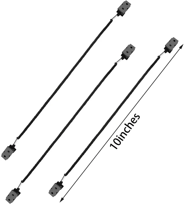 Alt view image 3 of 7 - 6 Pcs Adjustable Hat Strap Clips Retainers Dragonfly Clip for Wind Travel on Bag Anti-Lost Cap Strap Clips Men Women(Black)