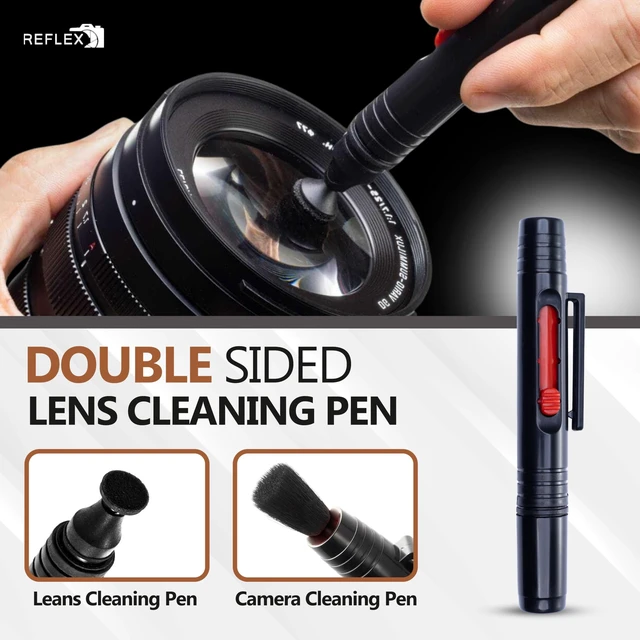 Alt view image 3 of 7 - Professional 19 in 1 Camera Cleaning Kit, Camera Lens Cleaning Kit with Lens Pen, Air/Dust Blower, Microfiber Lens Cloth, Sensor Cleaning Swabs, Lens Solution & Handy Storage Container