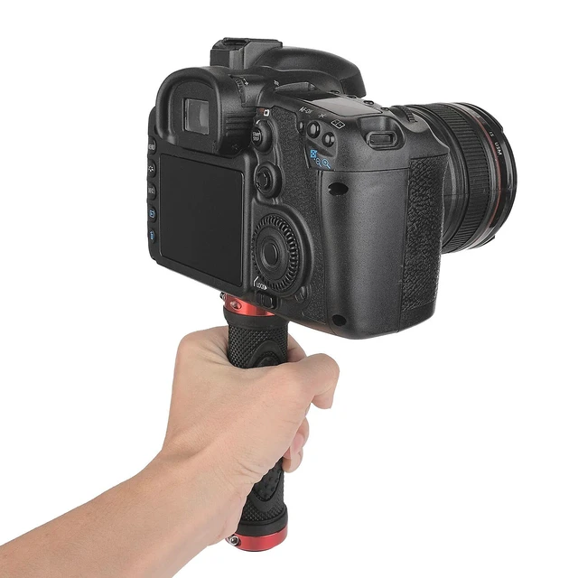 Alt view image 4 of 5 - Camera Handle Grip Support Mount Universal Handlegrip Camera Stabilizer with 1/4 inches Male Screw for Digital Video Camera Camcorder Action Camera LED Light Phone