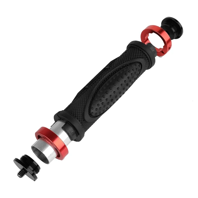 Alt view image 5 of 5 - Camera Handle Grip Support Mount Universal Handlegrip Camera Stabilizer with 1/4 inches Male Screw for Digital Video Camera Camcorder Action Camera LED Light Phone