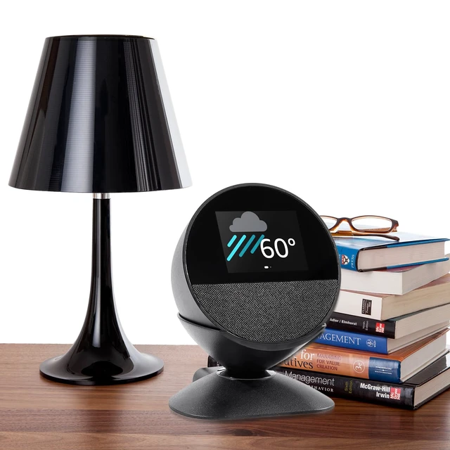 Alt view image 3 of 6 - Stand Holder for All-New Echo Spot (2024 Release), Adjustable Mount Stand Compatible with HomePod mini