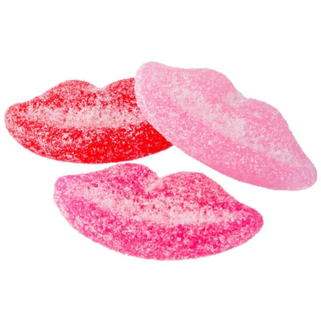 Alt view image 3 of 7 - Fine Candies Sour Pucker-up Gummy Lips, 1 Lb, 68 Pieces, Assorted Flavors