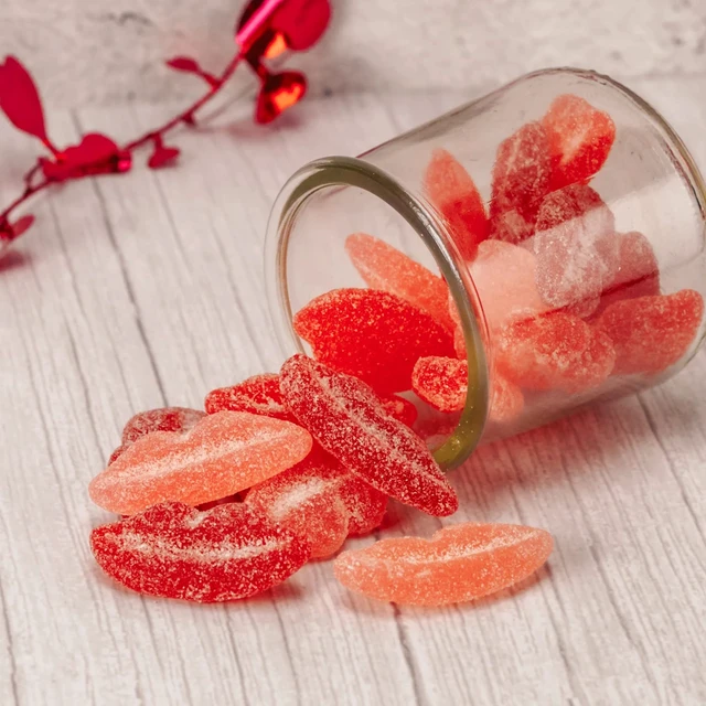 Alt view image 6 of 7 - Fine Candies Sour Pucker-up Gummy Lips, 1 Lb, 68 Pieces, Assorted Flavors