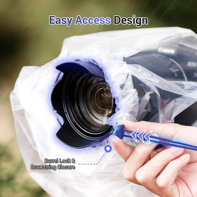 Alt view image 4 of 7 - 2PCS Clear Stabilizer Rain Cover for RS 4 Pro RS 4 3 Mini Gimbal Stabilizer | Waterproof,PE Material,Dust-Proof,Below 16.3x8.6x7.7,for RS4 RS3 Mini Pro RSC 2 RS2,Ronin-SC S Weebill 3S Crane M2S & More