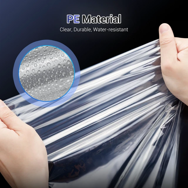 Alt view image 5 of 7 - 2PCS Clear Stabilizer Rain Cover for RS 4 Pro RS 4 3 Mini Gimbal Stabilizer | Waterproof,PE Material,Dust-Proof,Below 16.3x8.6x7.7,for RS4 RS3 Mini Pro RSC 2 RS2,Ronin-SC S Weebill 3S Crane M2S & More