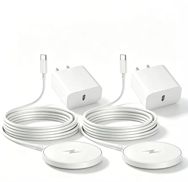 Main image of Magnetic Wireless Charger for iPhone 17/16/15,15W 6ft Apple MagSafe Charger | MFi-Certified Mag Safe Wireless Charger 15W Magnetic Pad & USB-C Fast Charging for iPhone 17/16/15/14/13/12/AirPods
