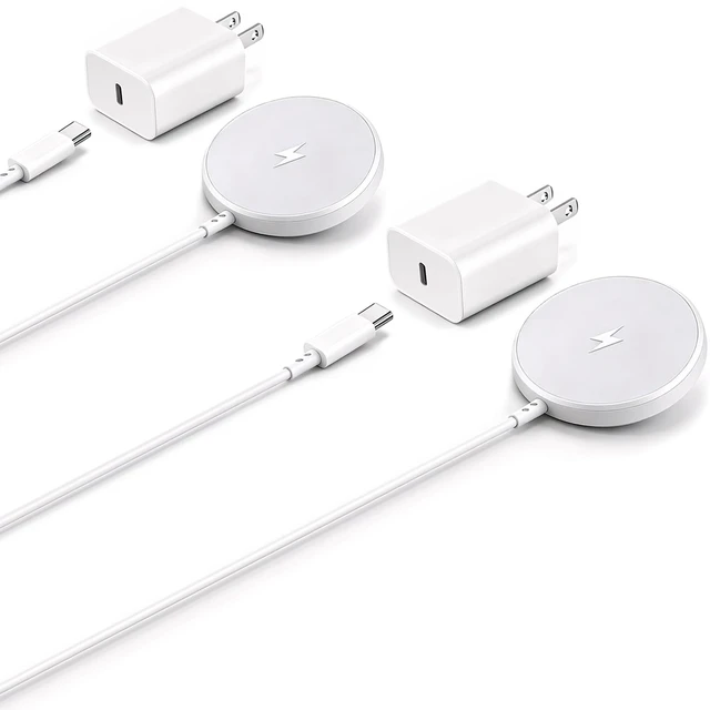 Alt view image 7 of 7 - Magnetic Wireless Charger for iPhone 17/16/15,15W 6ft Apple MagSafe Charger | MFi-Certified Mag Safe Wireless Charger 15W Magnetic Pad & USB-C Fast Charging for iPhone 17/16/15/14/13/12/AirPods