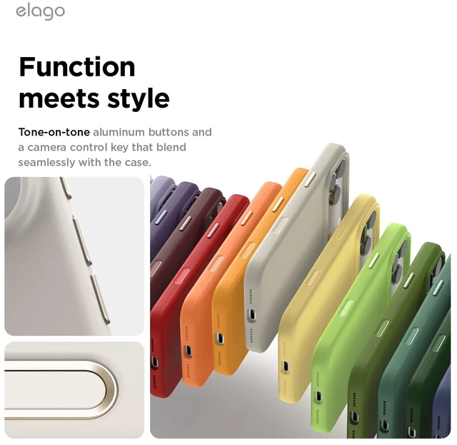 Alt view image 4 of 7 - Magnetic Silicone Case for iPhone 18 Pro Max & iPhone 17 Pro Max | Compatible with MagSafe, Premium Liquid Silicone Material, Protection, Shockproof, Slim Phone Cover (Stone)