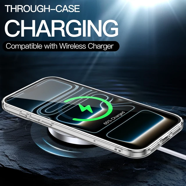 Alt view image 5 of 6 - Case for iPhone 17 Pro Max, Anti-Yellowing, Clear | Shockproof Protection, Scratch Resistant Hard PC Back, Durable Transparent TPU Bumper