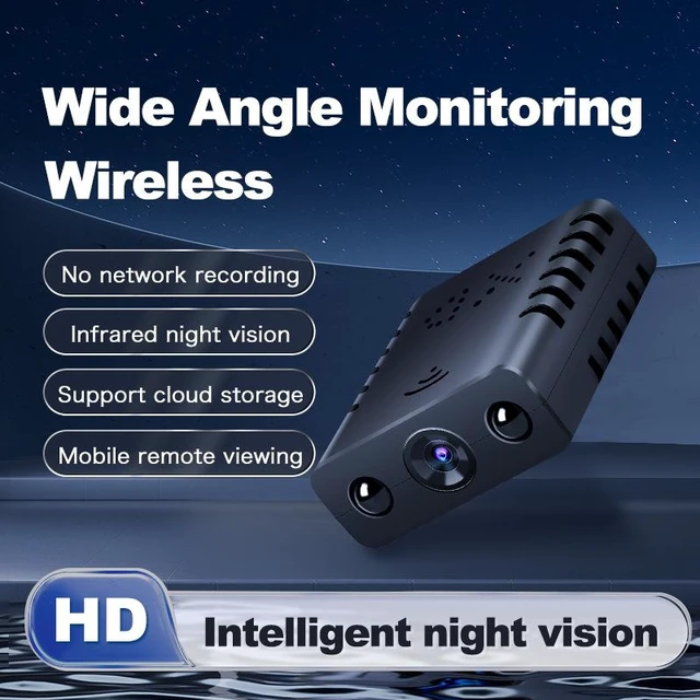Alt view image 3 of 7 - XD Mini Wireless WiFi Security Camera 1080P HD Indoor Home Surveillance Monitor Night Vision Motion Detection Smart Network Video Recorder for Baby Pet Nanny Office Room Protection App Control