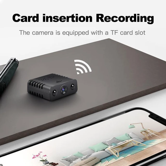 Alt view image 5 of 7 - XD Mini Wireless WiFi Security Camera 1080P HD Indoor Home Surveillance Monitor Night Vision Motion Detection Smart Network Video Recorder for Baby Pet Nanny Office Room Protection App Control