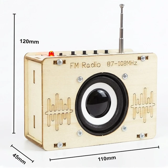 Alt view image 3 of 7 - DIY Radio Building Science Kit STEM Educational Toy Electronic Circuit Engineering Project Cool Gadget Birthday Gift for Kids Teens Boys Girls Ages 6 8 10 12 14 Year Old Student Activities
