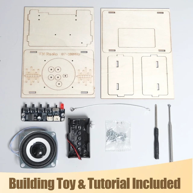 Alt view image 5 of 7 - DIY Radio Building Science Kit STEM Educational Toy Electronic Circuit Engineering Project Cool Gadget Birthday Gift for Kids Teens Boys Girls Ages 6 8 10 12 14 Year Old Student Activities