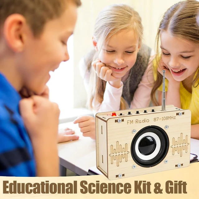 Alt view image 7 of 7 - DIY Radio Building Science Kit STEM Educational Toy Electronic Circuit Engineering Project Cool Gadget Birthday Gift for Kids Teens Boys Girls Ages 6 8 10 12 14 Year Old Student Activities